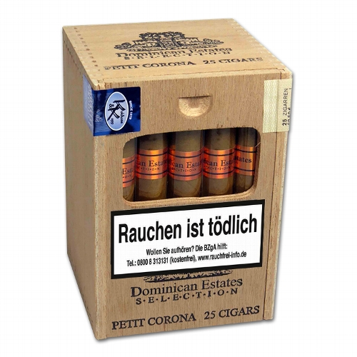 Dominican Estates Petit Corona Zigarren Kiste