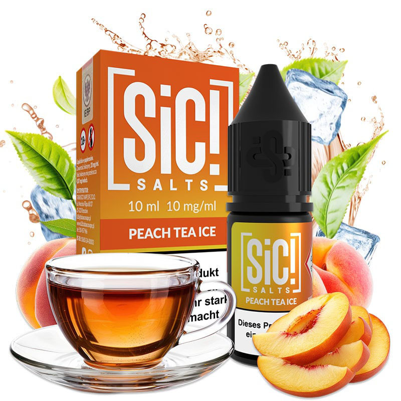 SiC! Salts Peach Ice Tea 10mg Nikotinsalz Liquid