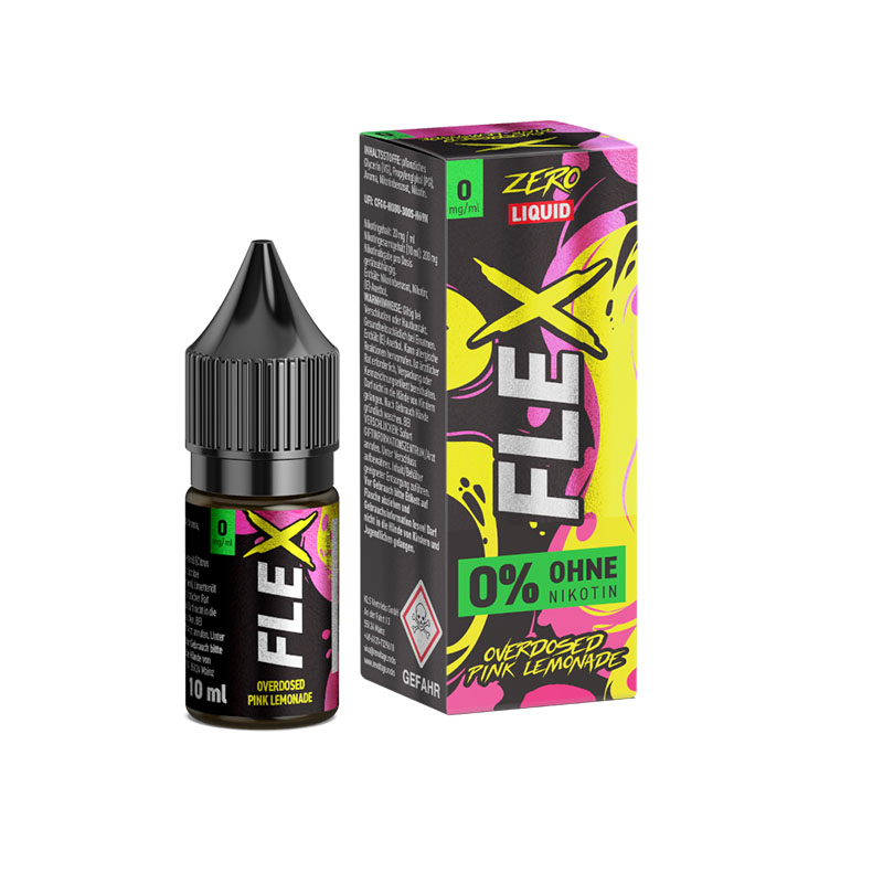 Revoltage Flex Overdosed Pink Lemonade 0mg Liquid Flasche
