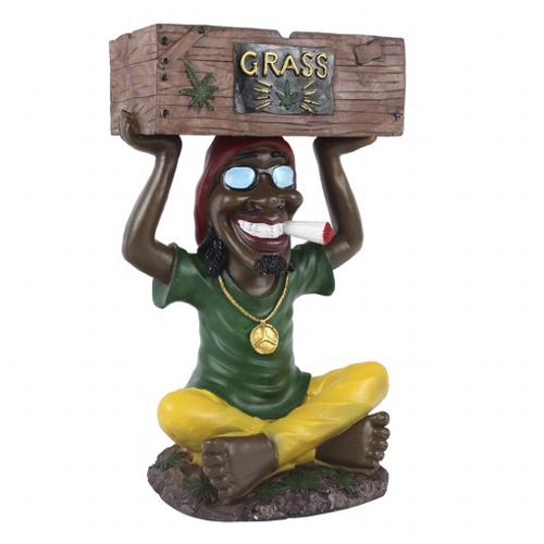 Angel Keramik Rasta sitzend Aschenbecher