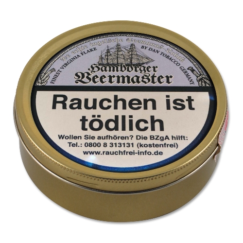 Hamburger Grüße Hamborger Veermaster Flake Pfeifentabak Dose