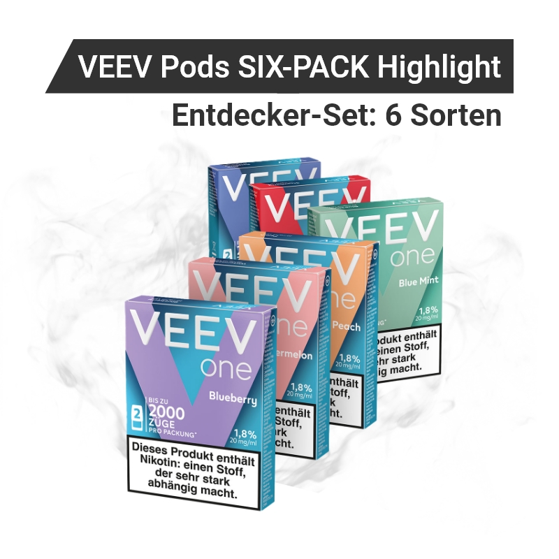 VEEV Pods Six-Pack Highlight - Entdecker-Set