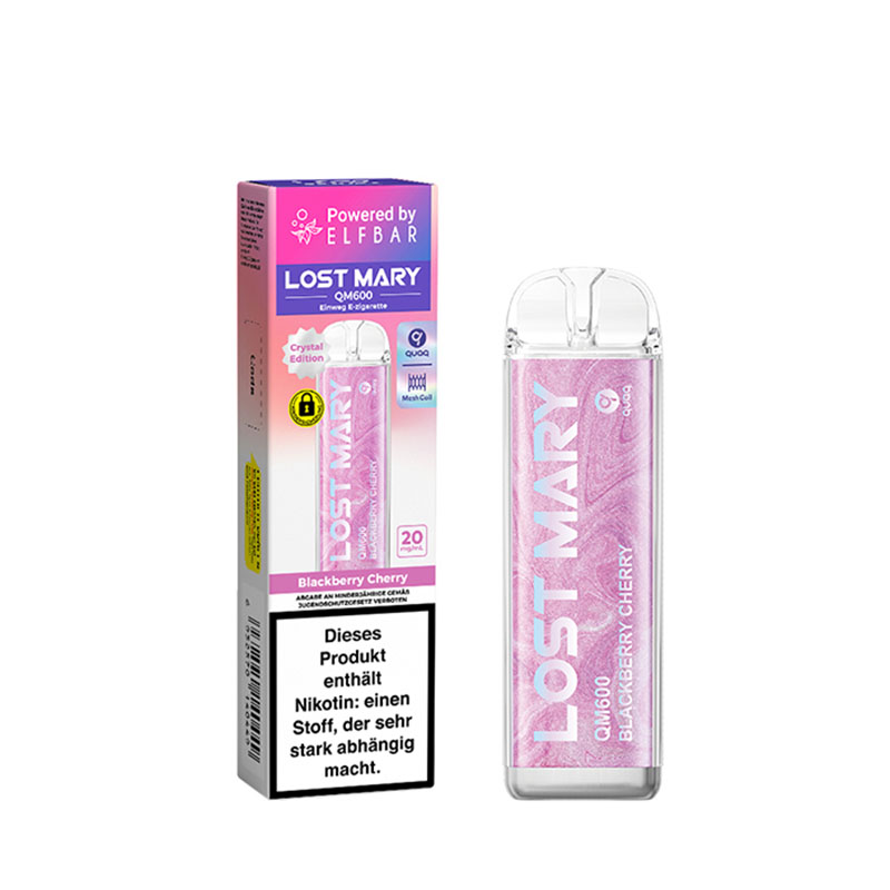 Lost Mary QM600 Blackberry Cherry 20mg Einweg E-Zigarette