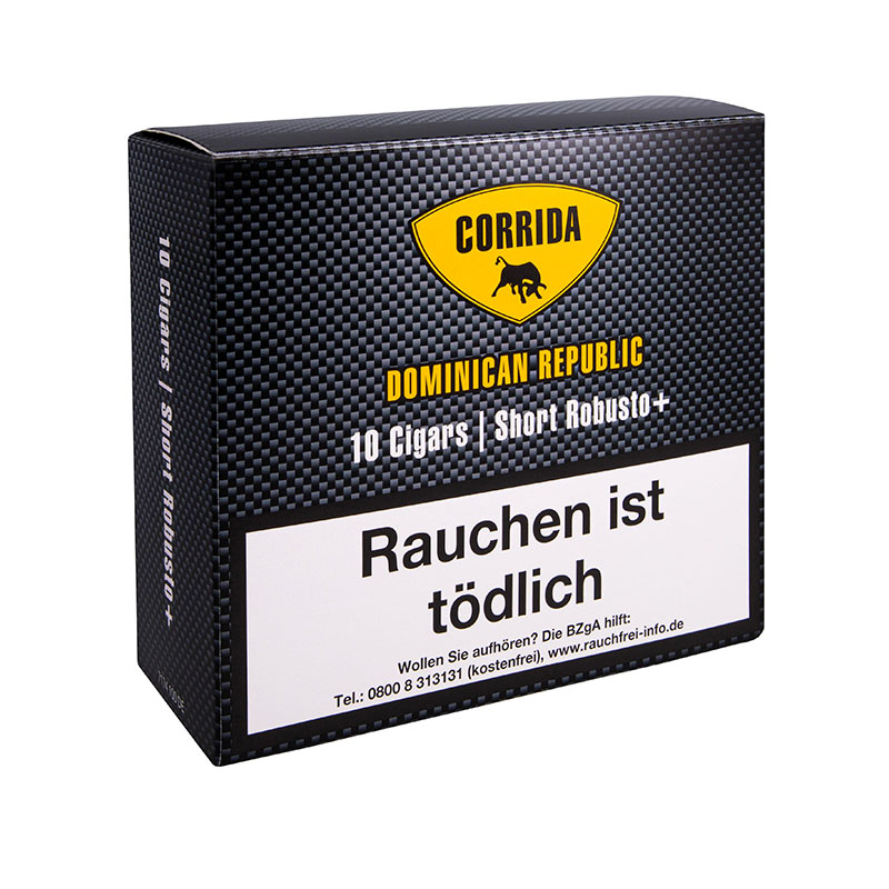 Corrida Dominican Republic Short Robusto+ Zigarren Schachtel