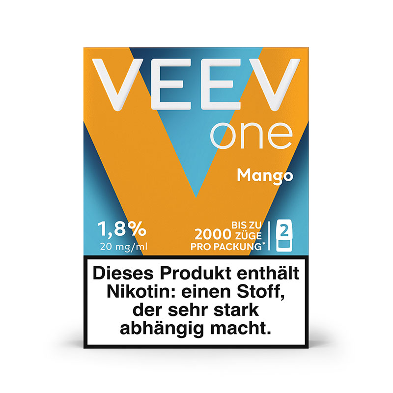 Veev One Mango 20mg Prefilled Pods Packung Front