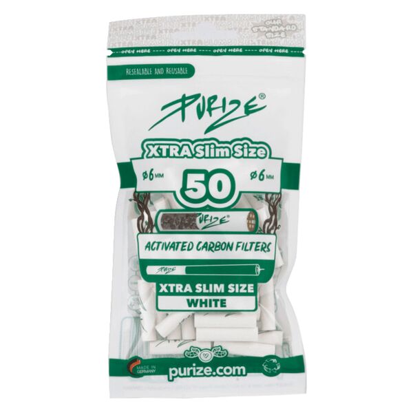 Purize Aktivkohlefilter Xtra Slime Size Packung White