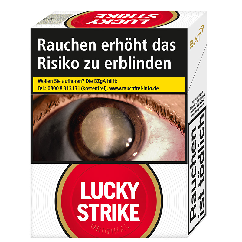 Lucky Strike Red Giga Zigaretten Schachtel