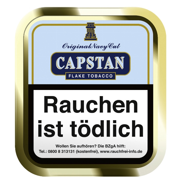 Capstan Original Flake Navy Cut Pfeifentabak Dose