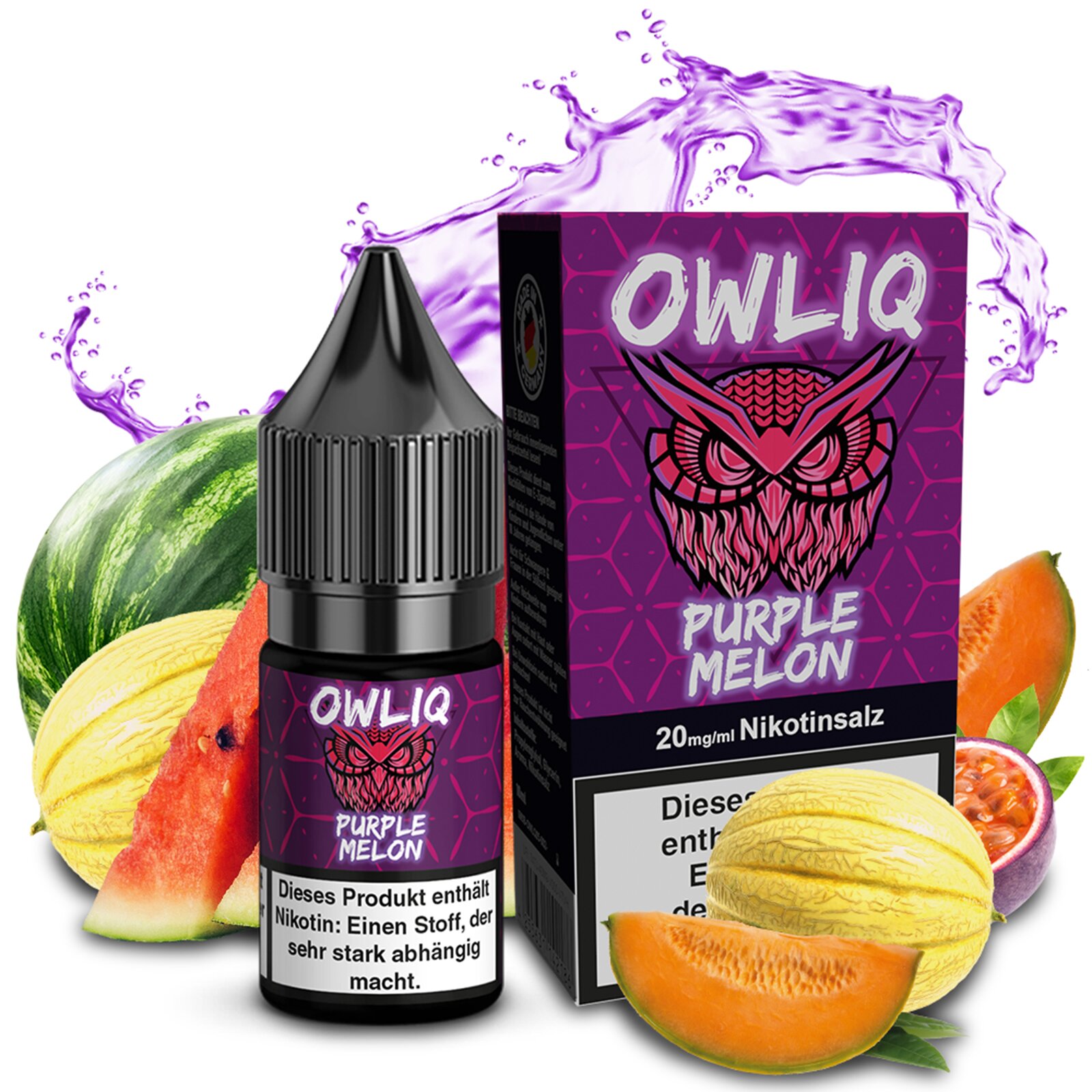 Owliq Purple Melon 20mg Nikotinsalz Liquid