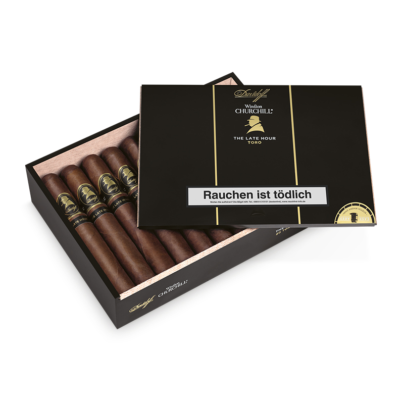 Davidoff Winston Churchill Late Hour Toro Zigarren Kiste