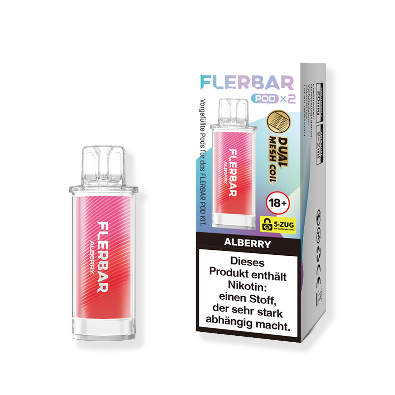 Flerbar Alberry 20mg Prefilled Pods