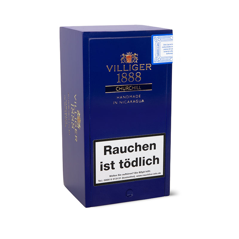 Villiger 1888 Nicaragua Churchill Zigarren Kiste