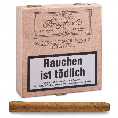 Partageno No. 7 Caribic Zigarillos 20er Schachtel