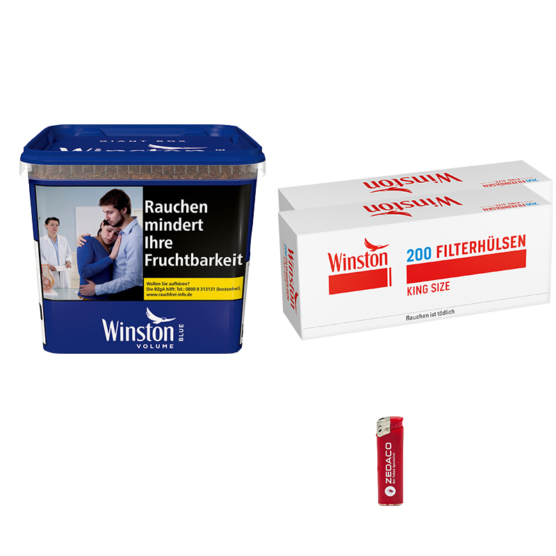 Winston Volumentabak Blue Giga Eimer Aktion Small