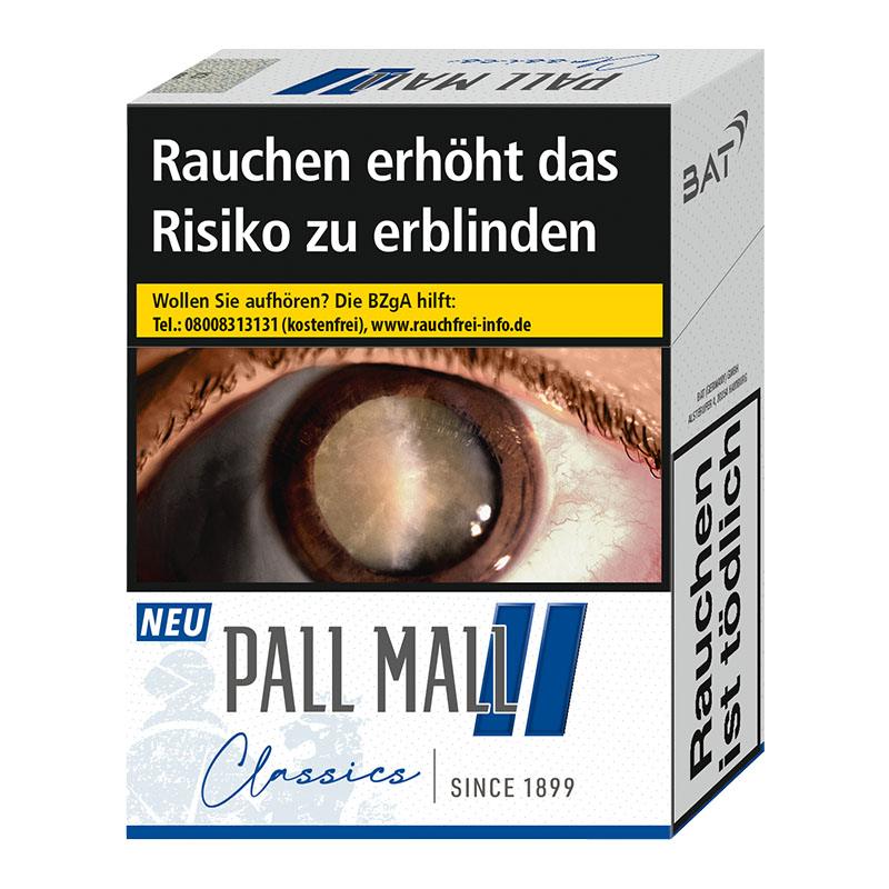 Pall Mall Classics Blue Super Zigaretten Packung