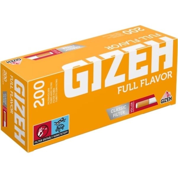 Gizeh Filterhülsen Full Flavour Packung