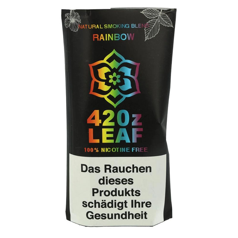420z Leaf Rainbow Tabakersatz Pouch