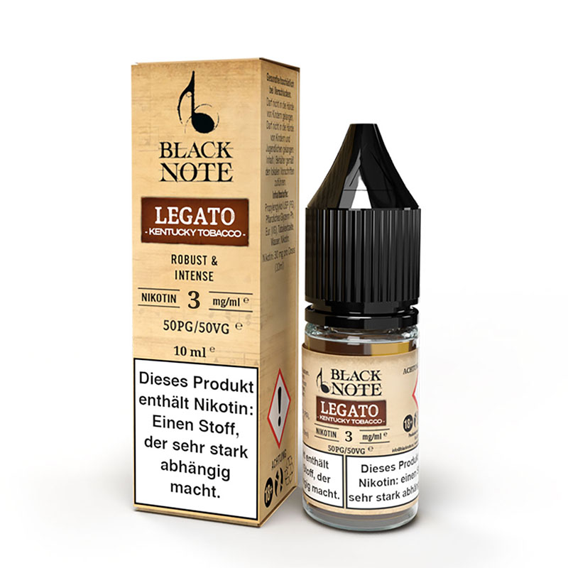 Black Note Legato V2 3mg Liquid Flasche