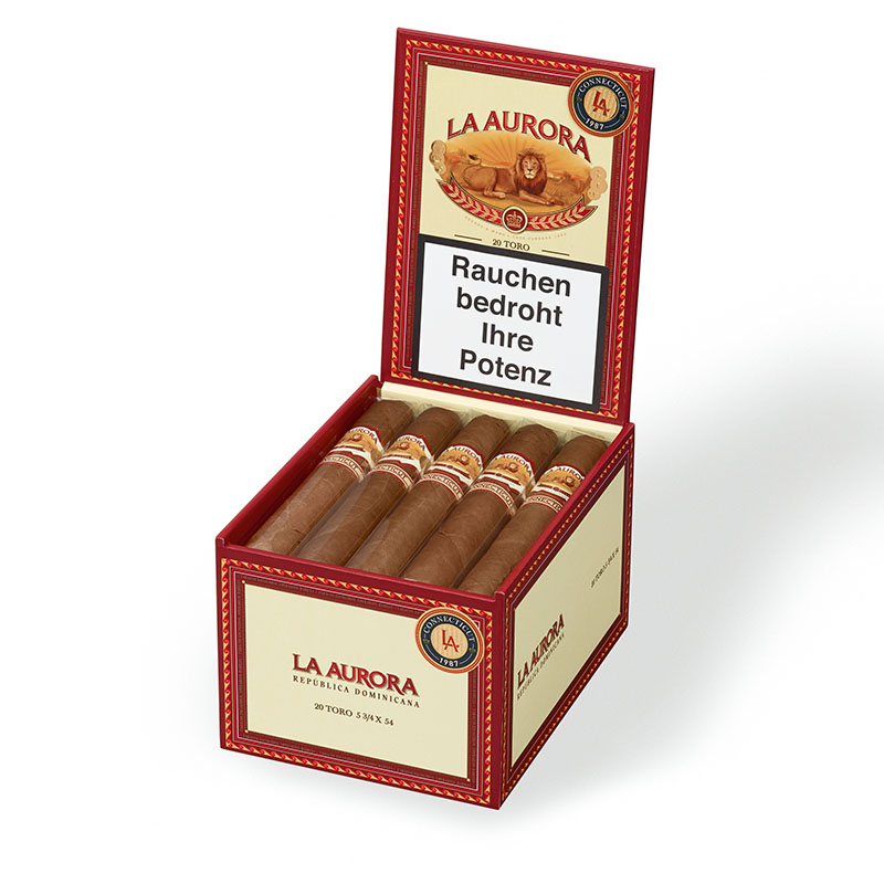 La Aurora 1987 Connecticut Toro Zigarren Kiste