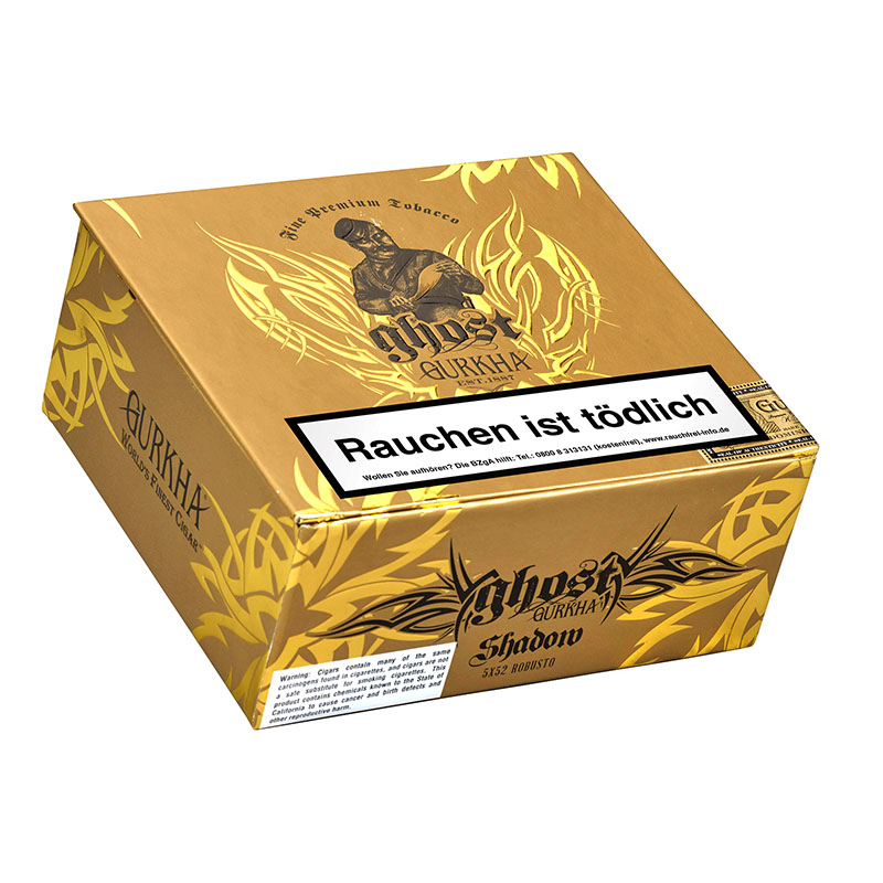 Gurkha Ghost Gold Shadow Zigarren Kiste Closed