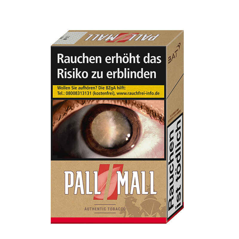 Pall Mall Authentic Red OP Zigaretten Schachtel