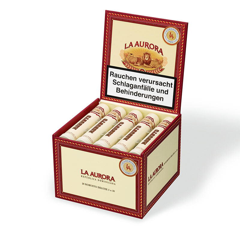 La Aurora 1903 Cameroon Robusto Deluxe Zigarren Kiste