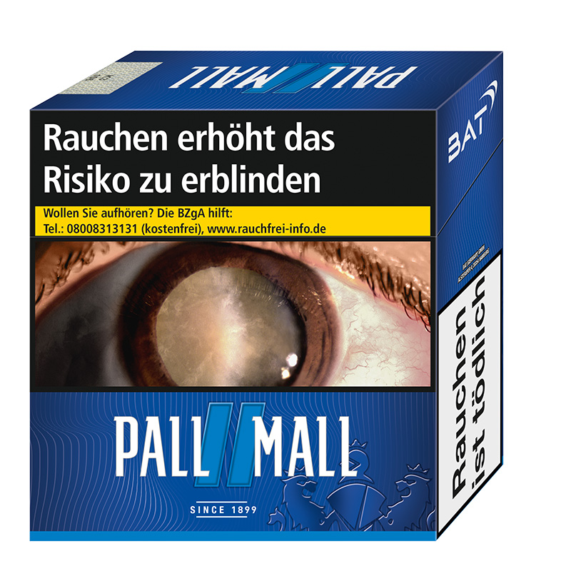 Pall Mall Blue Jumbo Zigaretten Schachtel