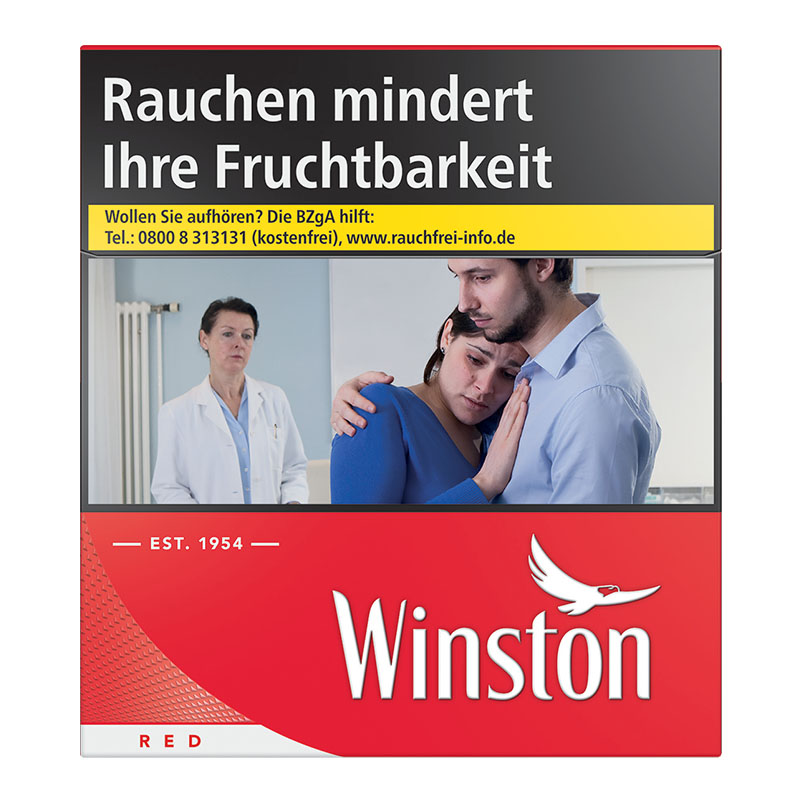 Winston Red 6XL Zigaretten Schachtel