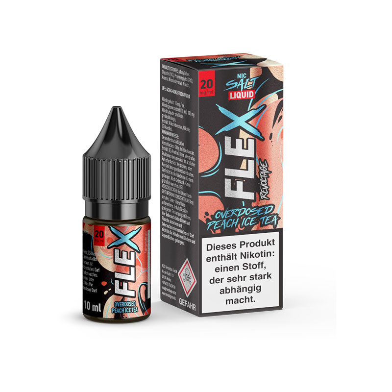Revoltage Flex Overdosed Peach Ice Tea 20mg Liquid Flasche
