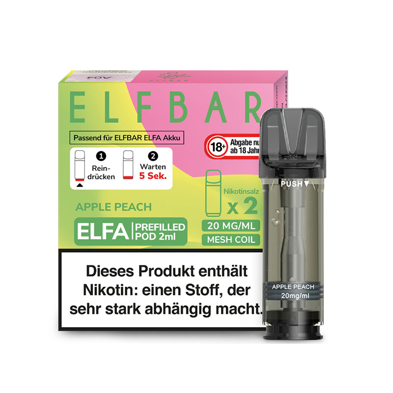 Elfbar Elfa Pods Apple Peach - 20mg Nikotin