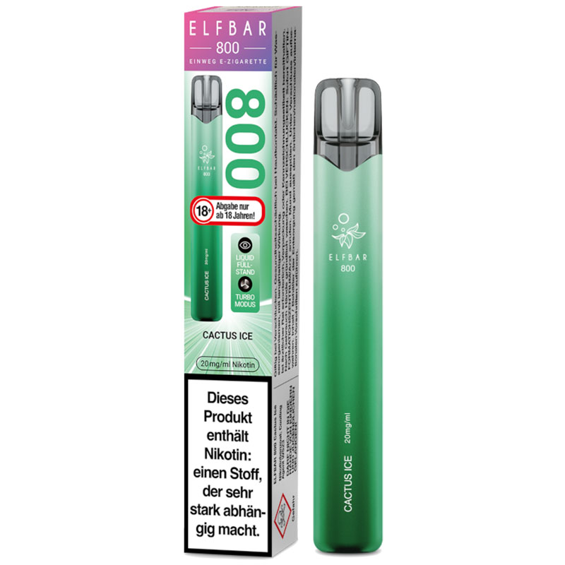 Elfbar 800 Cactus Ice 20mg Einweg E-Zigarette