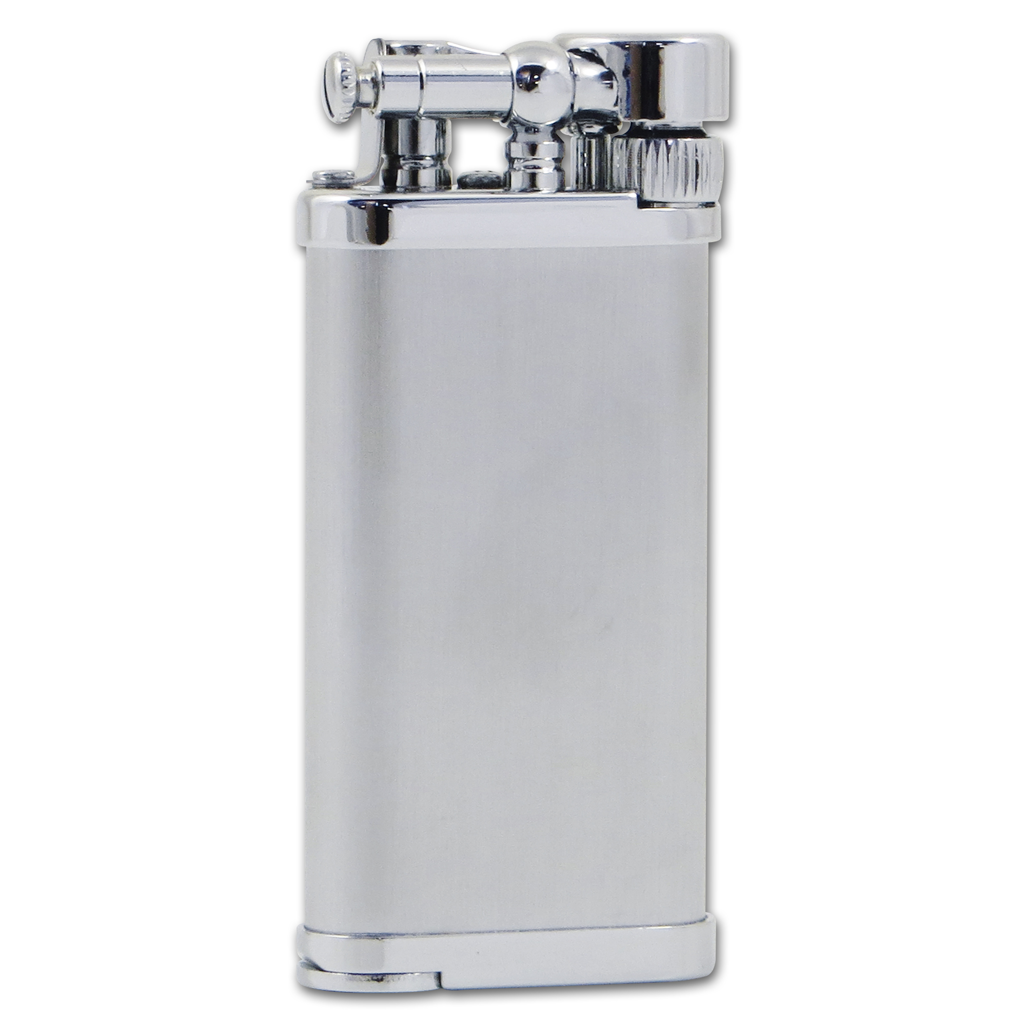 Pfeifenfeuerzeug Itt Corona Stein Old Boy Chrom satiniert