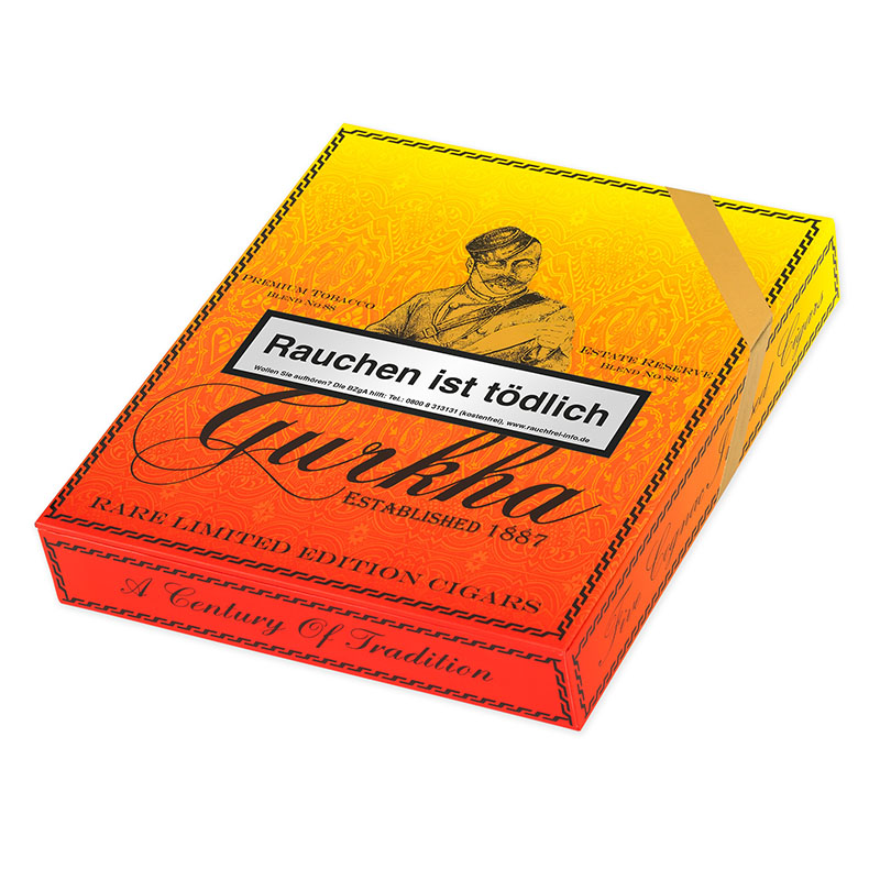 Gurkha Grand Reserve Robusto Crystal Zigarren Schachtel