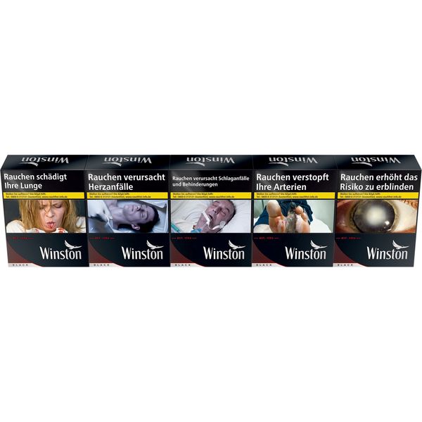 Winston Black XXL Zigaretten Stange