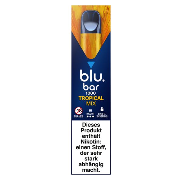 Blu bar 1000 Tropical Mix 18mg Einweg E-Zigarette
