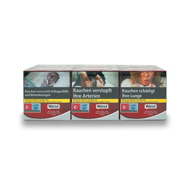 West Red Maxi Zigaretten Stange