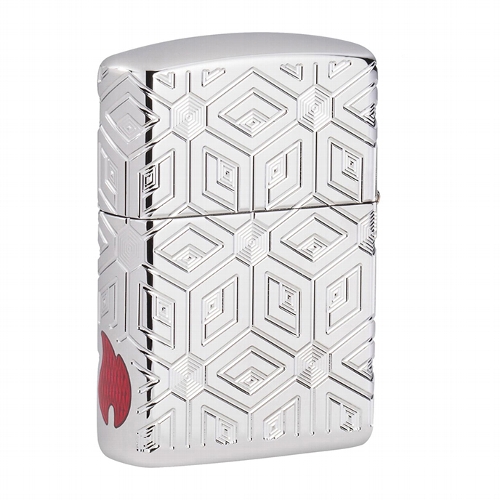 Zippo chrom poliert Armor Boxes All over