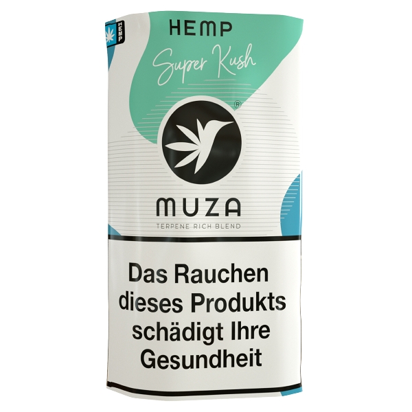 Muza Hemp Super Kush Terpene Rich Blend Kräutertabak Pouch