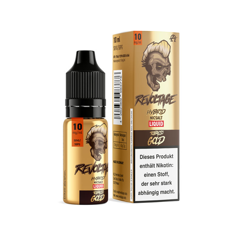 Revoltage Hybrid Nikotinsalz Liquid Tobacco Gold 10mg