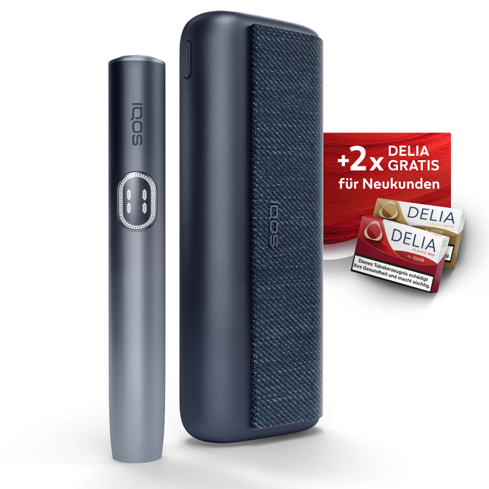 IQOS ILUMA i PRIME + Gratis DELIA Sticks bei Registrierung Midnight Black