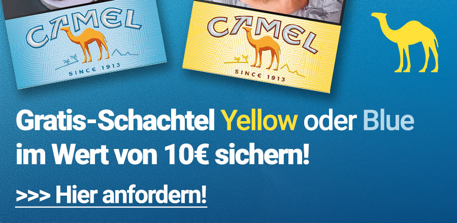 Camel Zigaretten gratis sichern bei Zedaco!