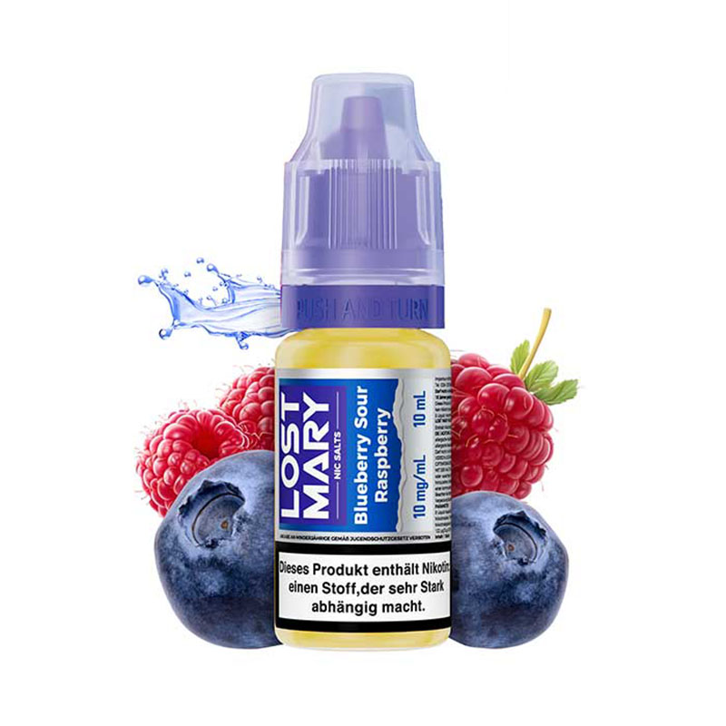 Lost Mary Blueberry Sour Raspberry 10mg Nikotinsalz Liquid