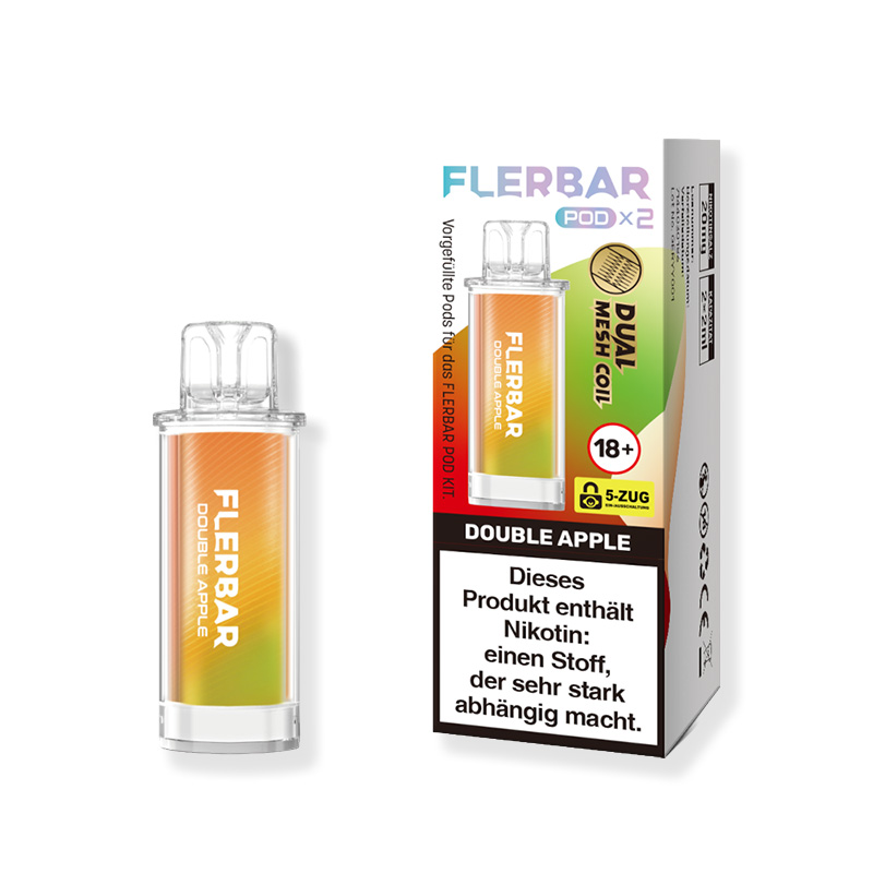Flerbar Double Apple 20mg Prefilled Pods