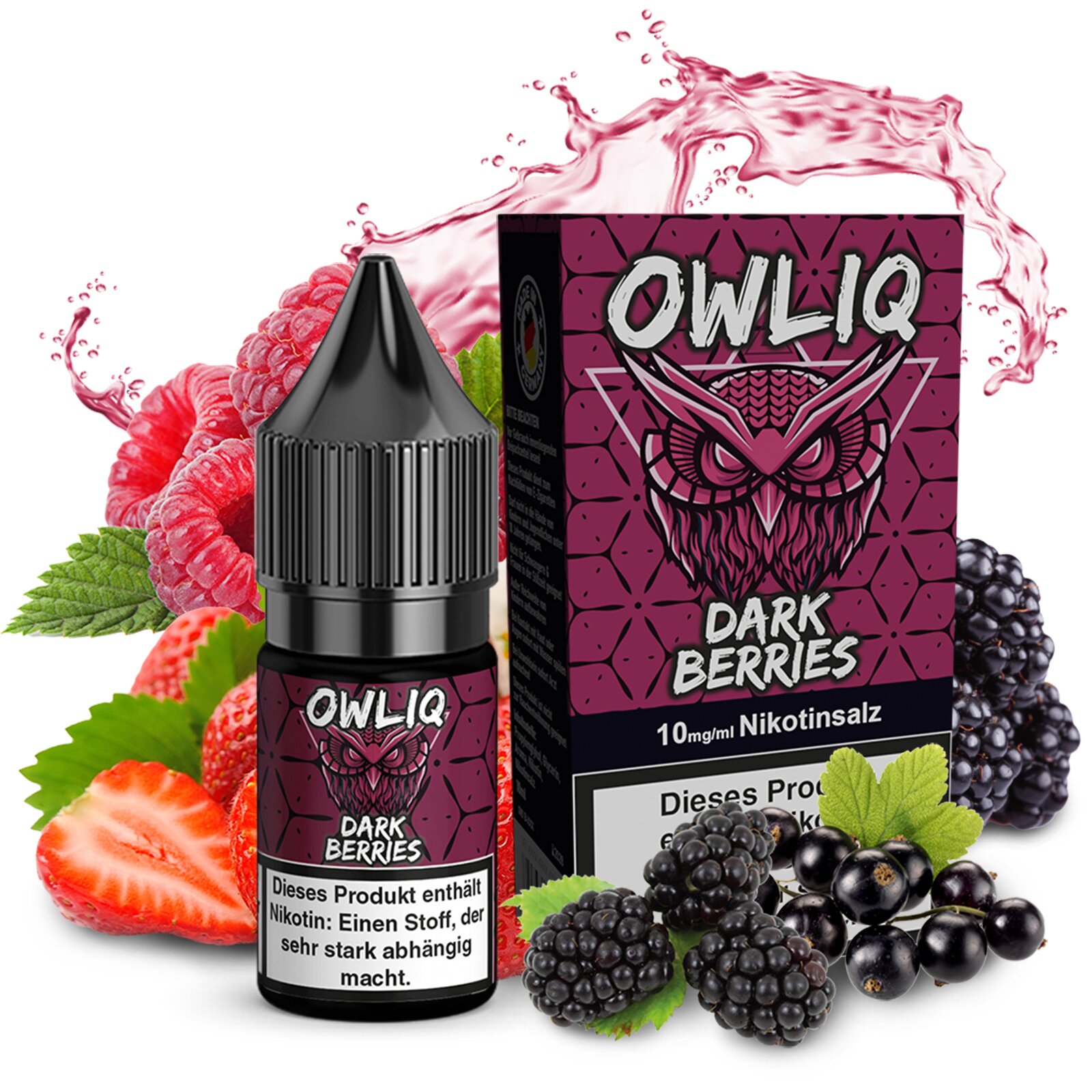 Owliq Dark Berries 10mg Nikotinsalz Liquid