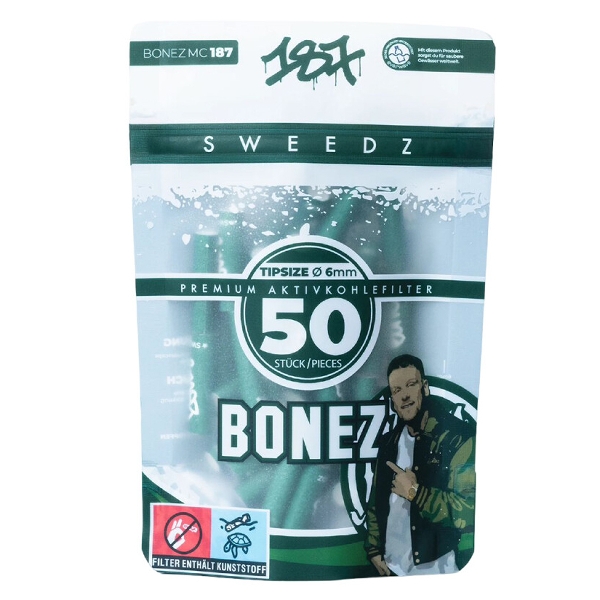 187 Sweedz Aktivkohlefilter Packung