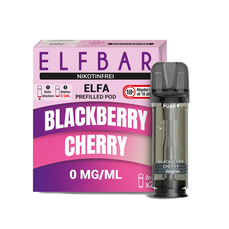 Elfbar Elfa Pods Blackberry Cherry - 0mg Nikotin