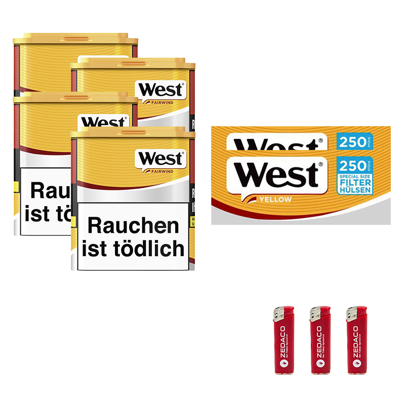 West Volumentabak Yellow  Dose Aktion Large