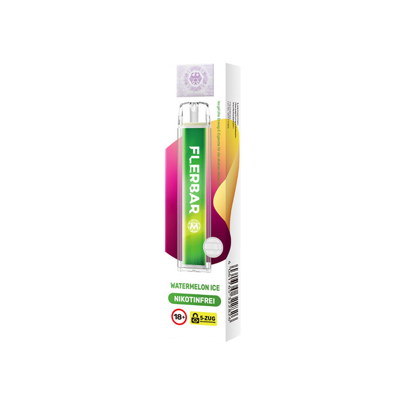Flerbar Watermelon Ice 0mg Einweg E-Zigarette