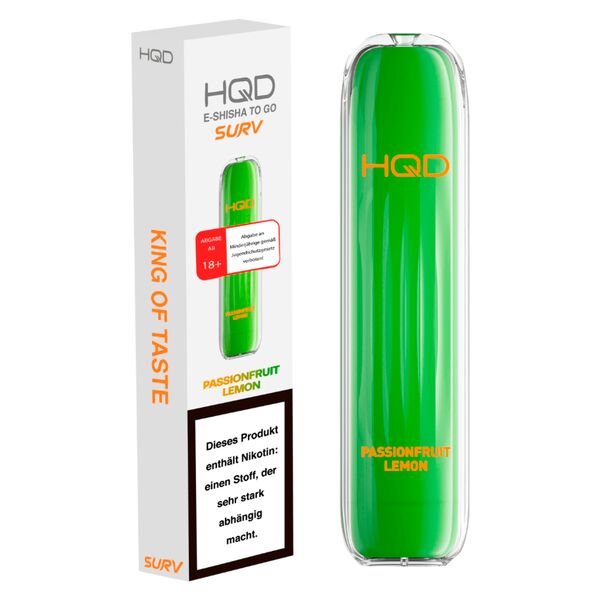 HQD Surv Passionfruit Lemon 18mg Einweg E-Zigarette
