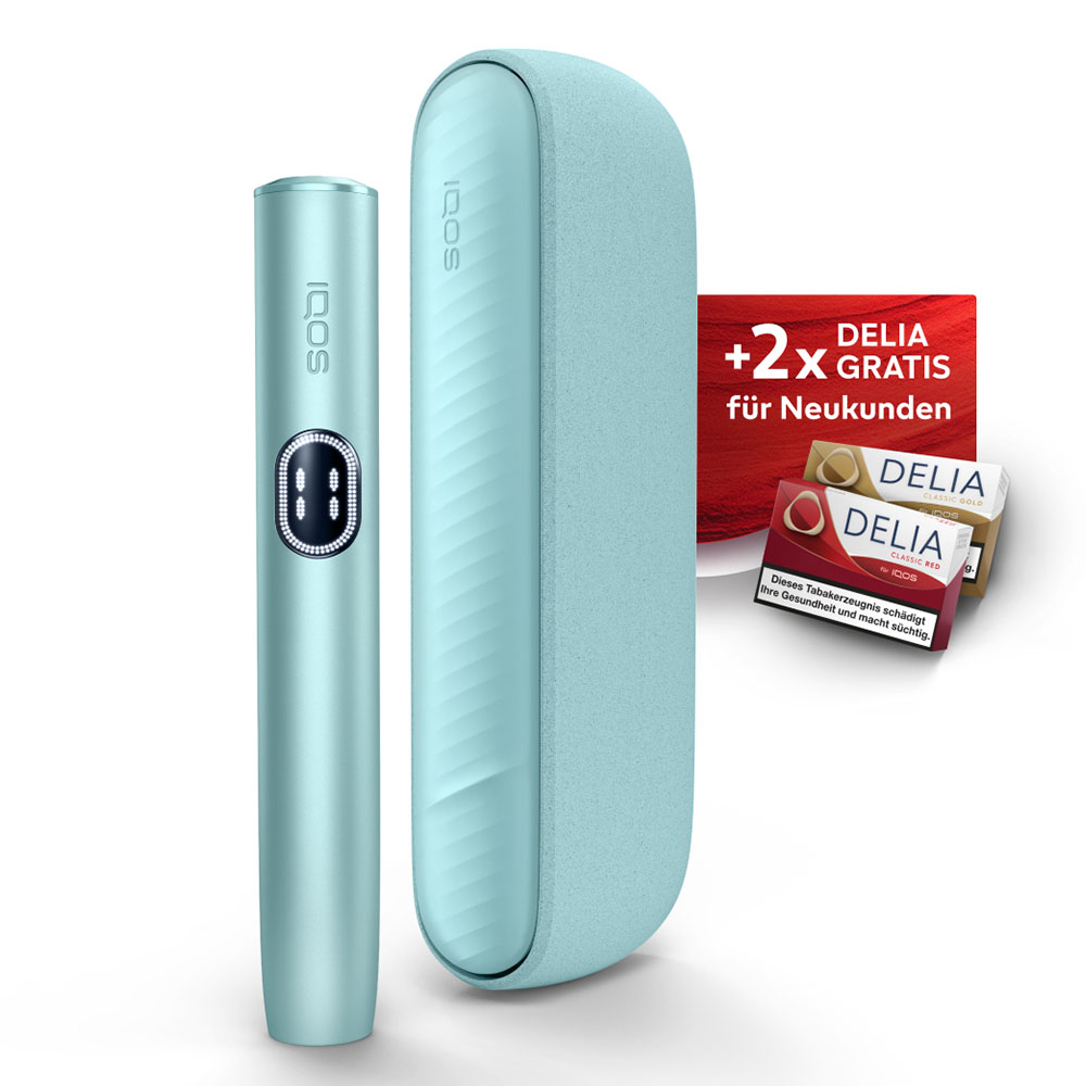 IQOS ILUMA i + Gratis DELIA Sticks bei Registrierung Breeze Blue